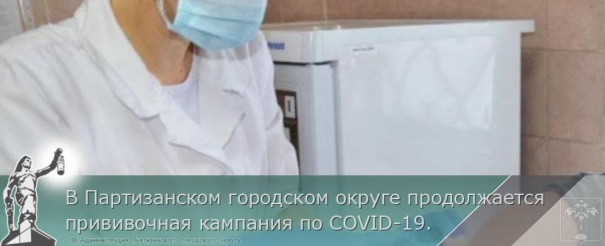 В Партизанском городском округе продолжается прививочная кампания по COVID-19.